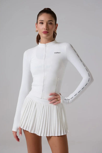 Birgit Pleated Skirt - White