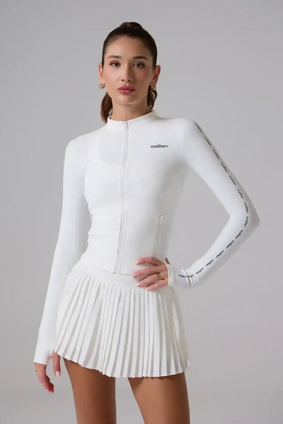 Birgit Pleated Skirt - White