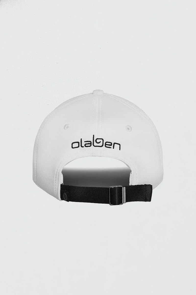 Signature Olaben Cap with Black logo - White - Olaben - Headwear