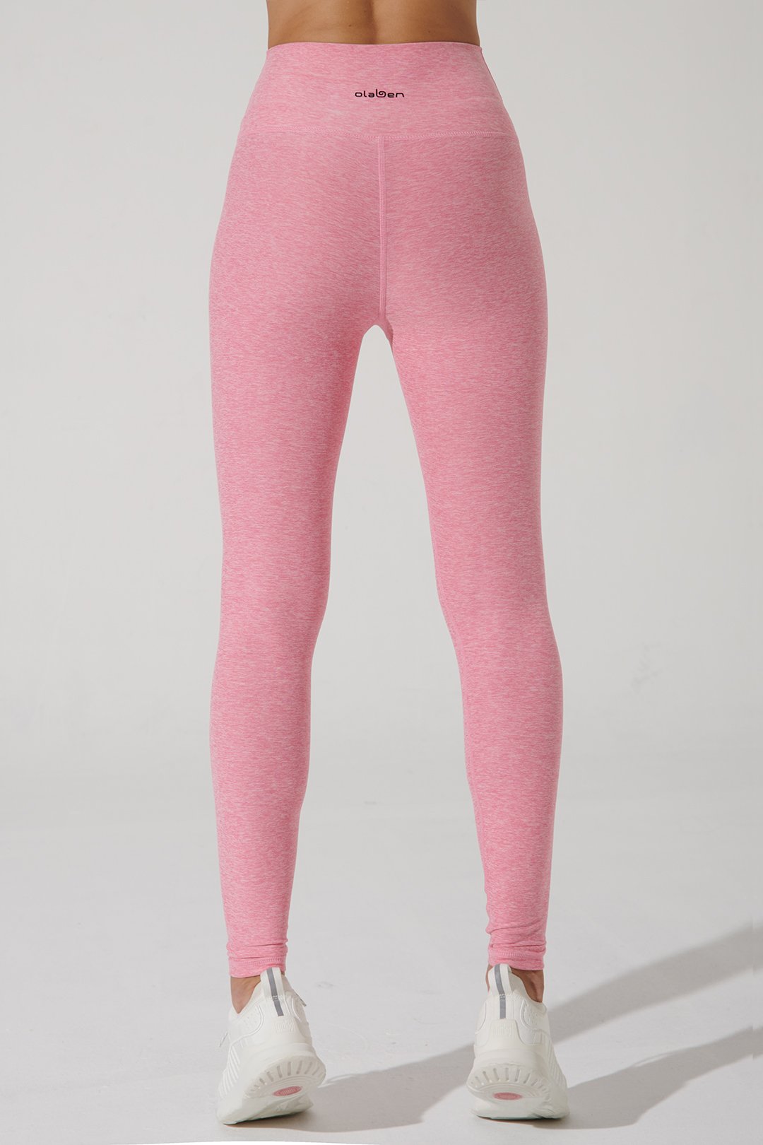 Cheri's women's leggings in peaches pink, a stylish and comfortable choice for any occasion.