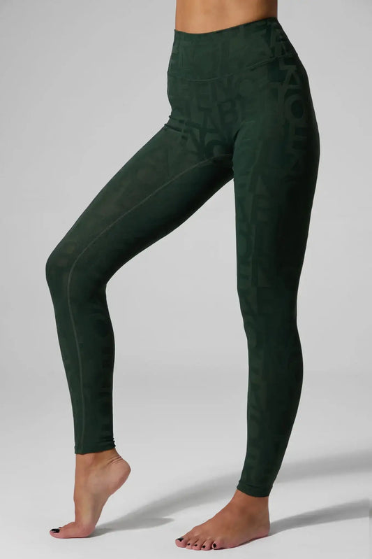 Classic Déese Fleur Legging 3D - Olive - Olaben