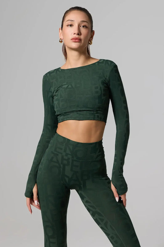 Classic Nala Long Sleeve 3D Bra - Olive - Olaben