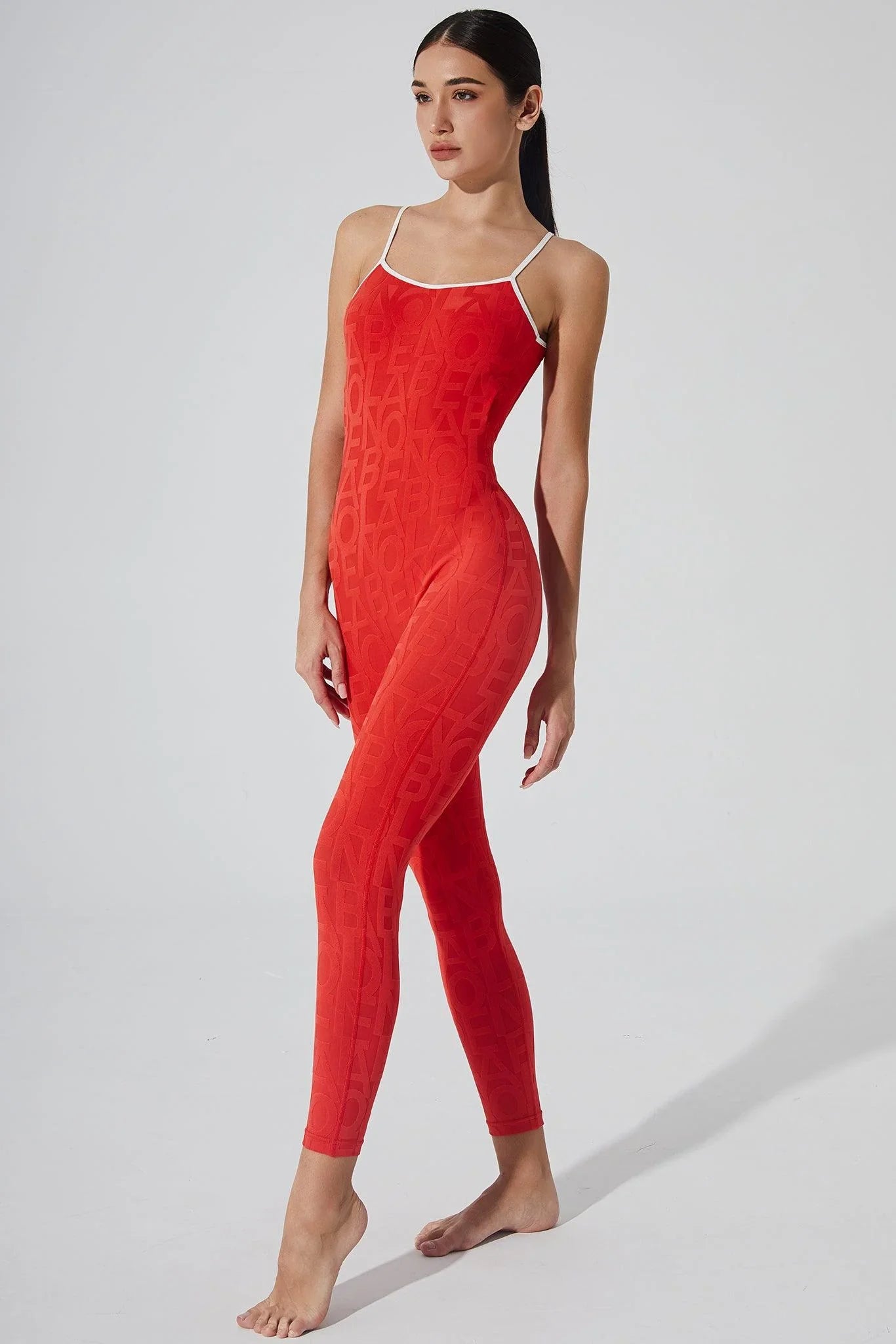 Classic Coeur Del Jumpsuit 3D - Haute Red - Olaben - Womens Jumpsuit