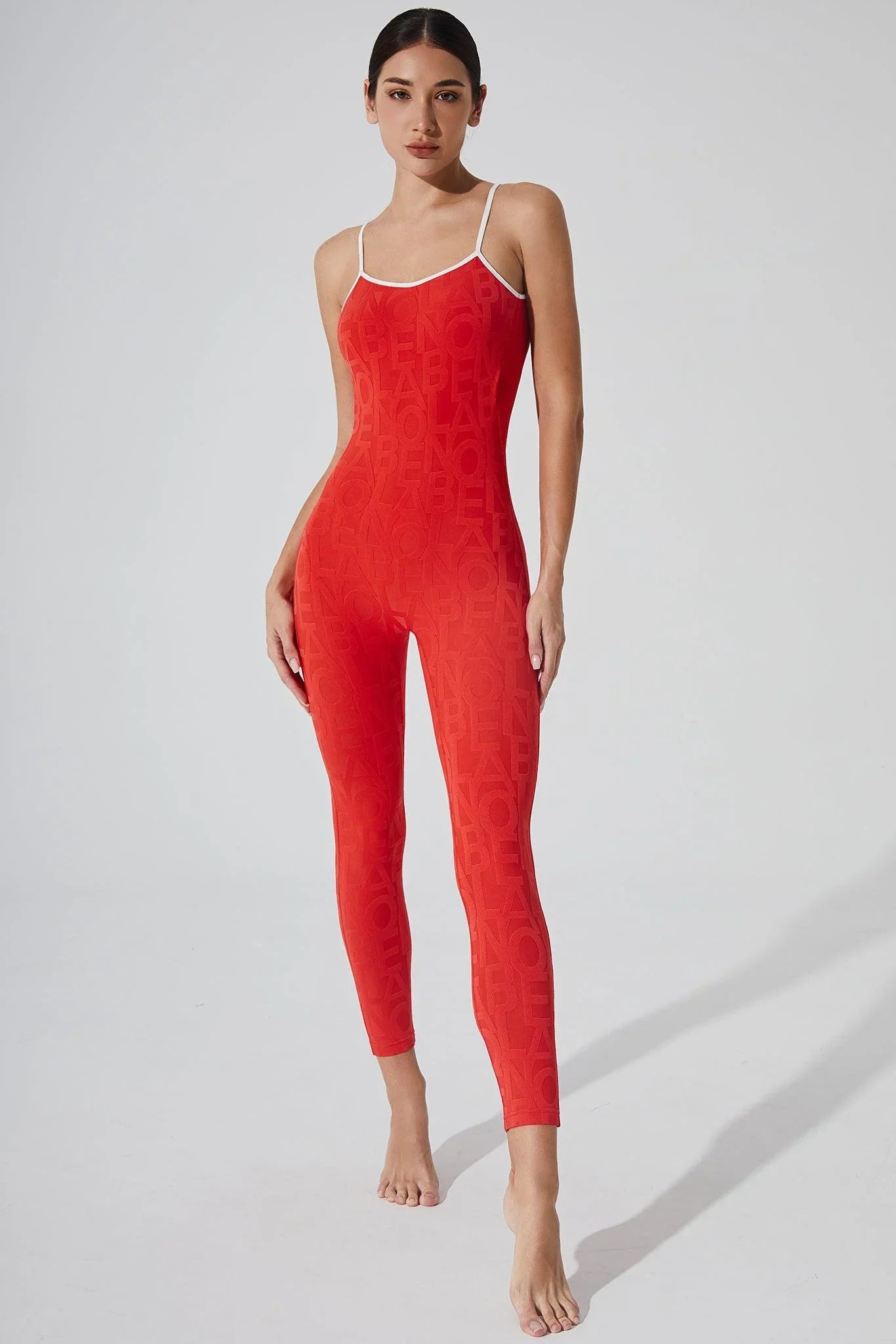 Classic Coeur Del Jumpsuit 3D - Haute Red - Olaben - Womens Jumpsuit