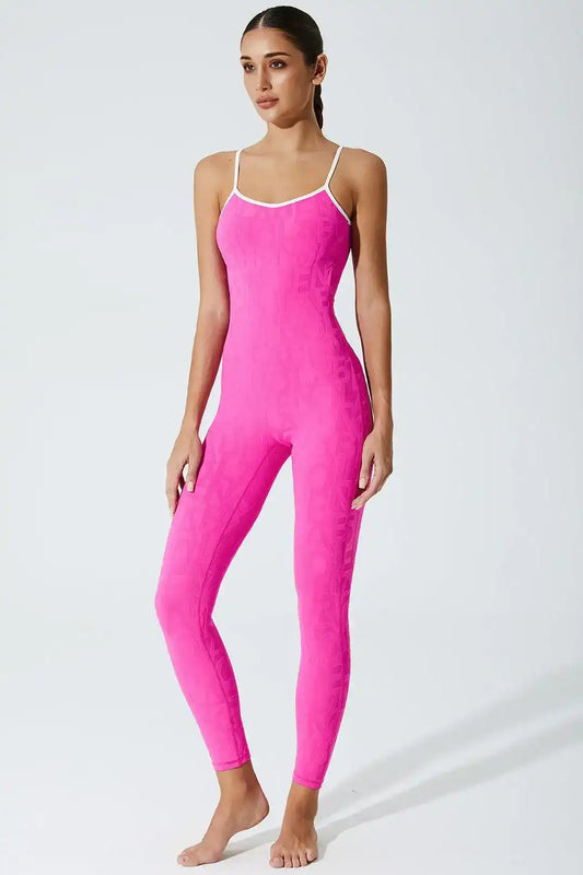 Classic Coeur Del Jumpsuit 3D - Dark Pink Purple - Olaben
