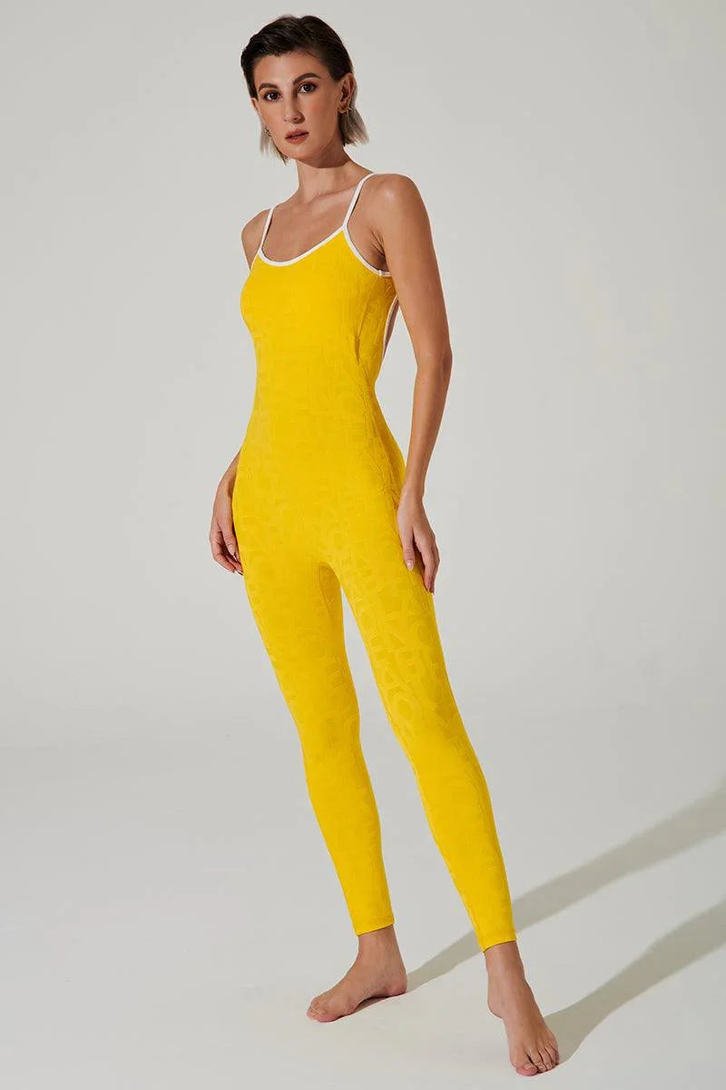 Classic Coeur Del Jumpsuit 3D - Gamboge - Olaben - Womens Jumpsuit