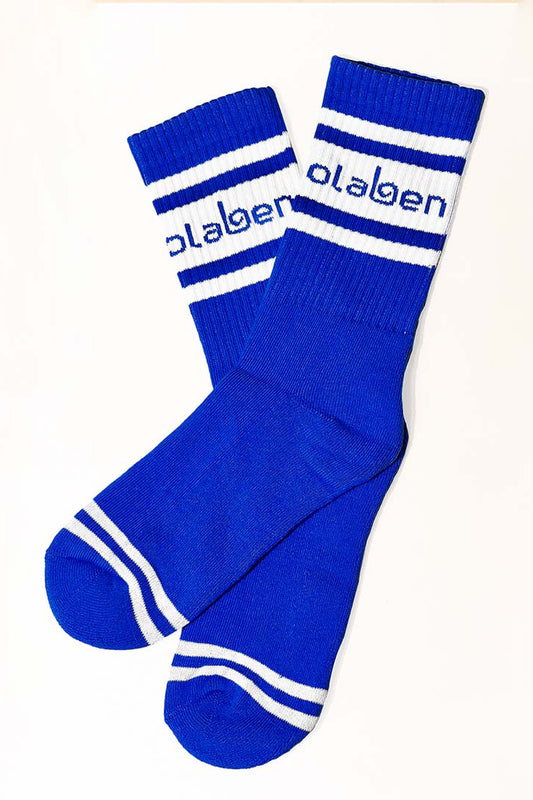 Cozine quarter sock in blue color option.