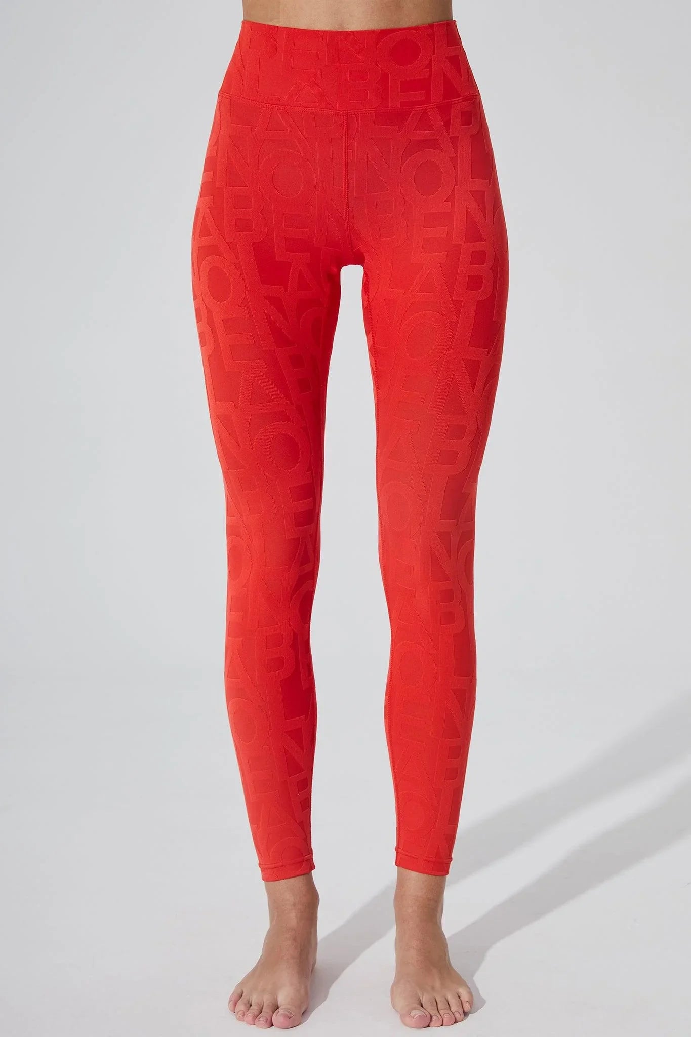 Classic Déese Fleur Legging 3D - Haute Red - Olaben - Womens Leggings