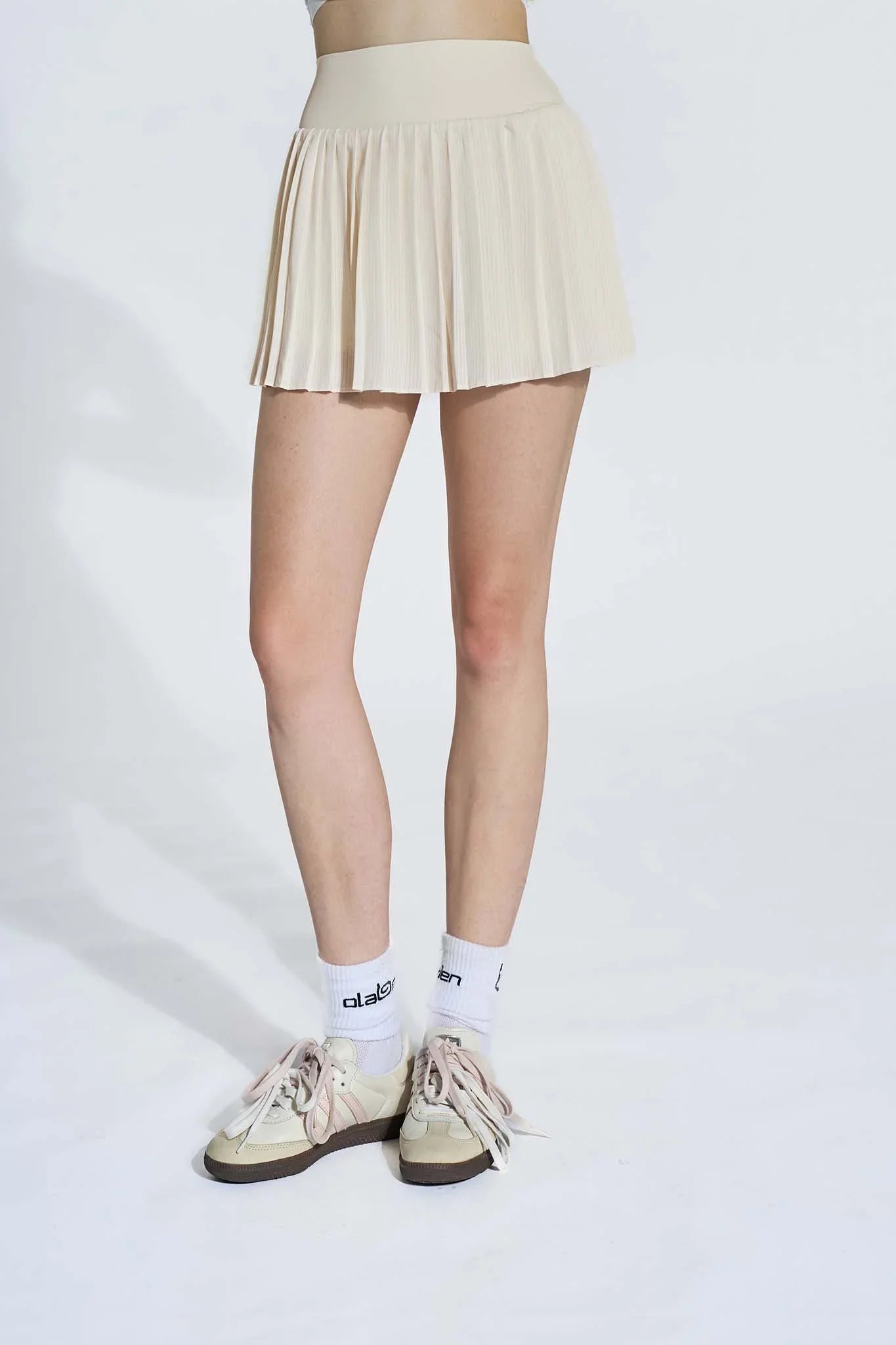 Elite Pleated Skirt - Ivory
