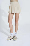 Elite Pleated Skirt - Ivory - Olaben - Womens Skirt
