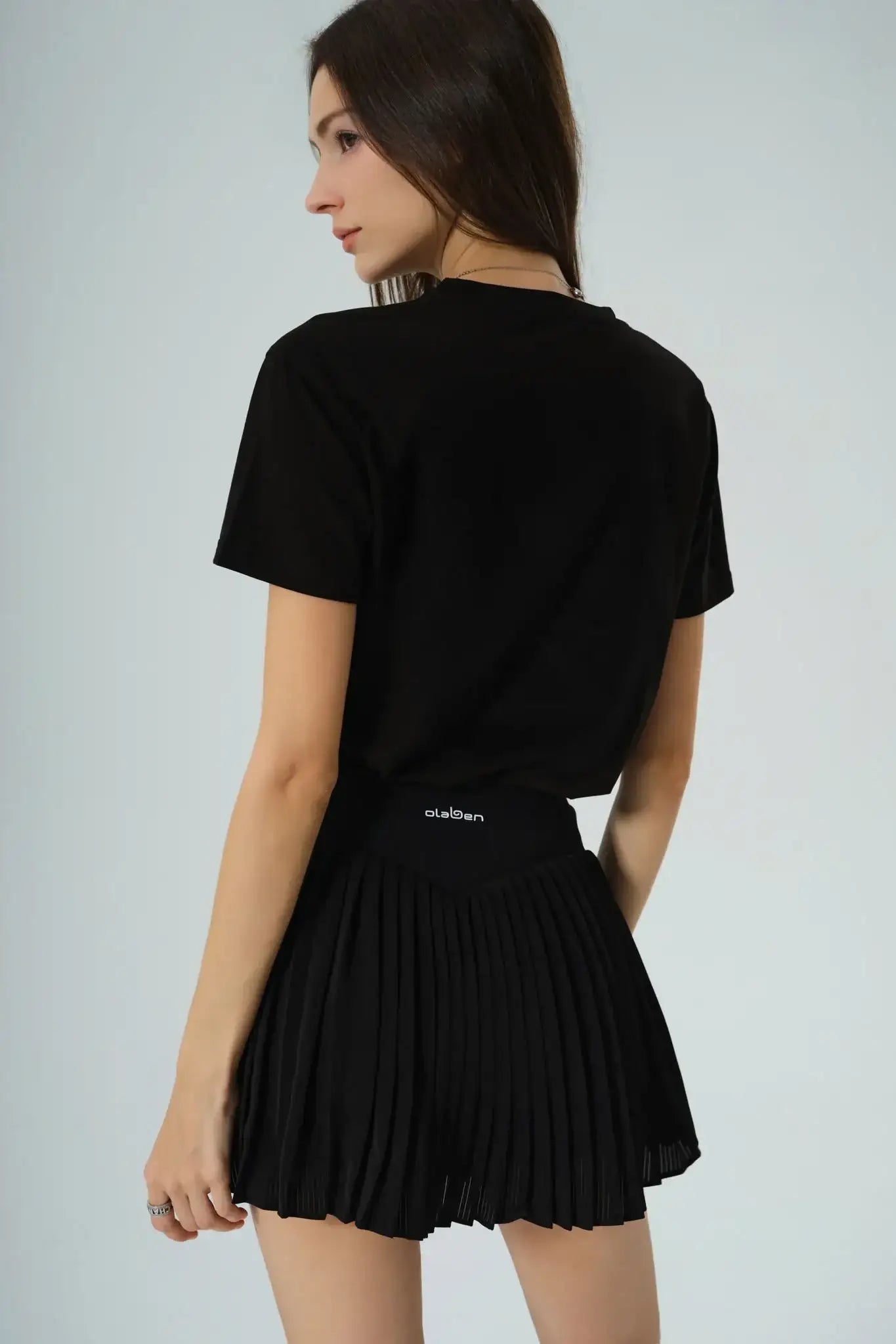 Embossed Logo T Shirt - Black - Olaben