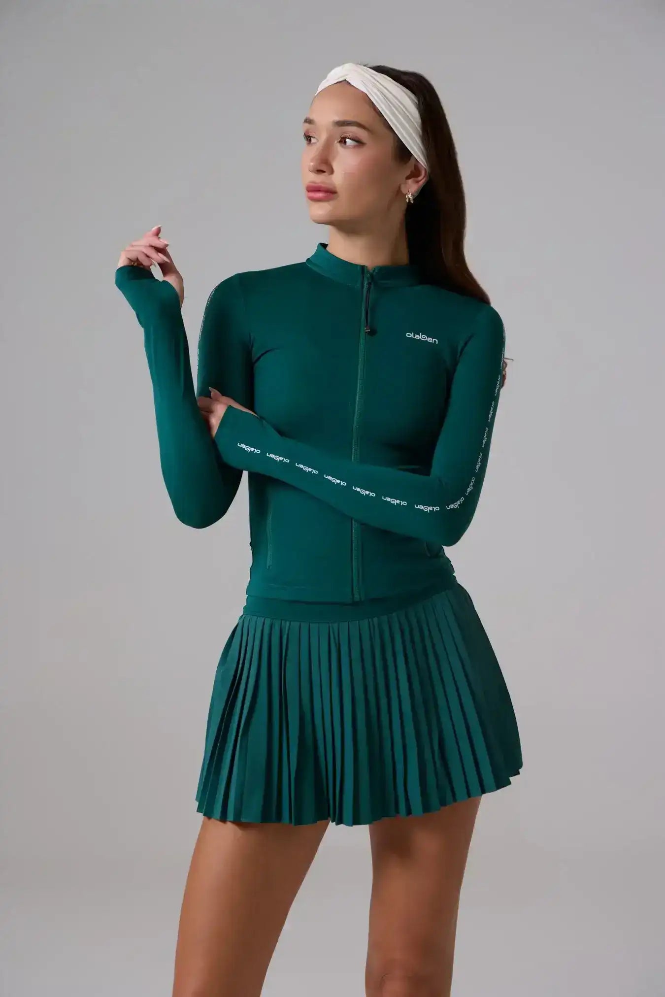 【未使用】THE TOE Peckham Jacket + Skirt Emelie Define Jacket - Midnight Green | Olaben