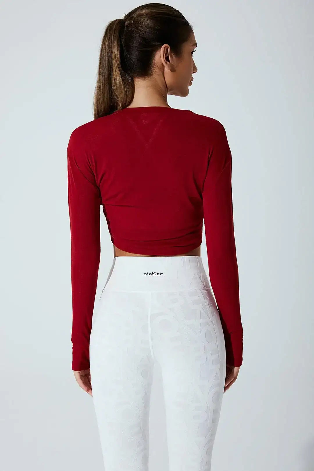 Emmy Long Sleeves Top - Savvy Red - Olaben