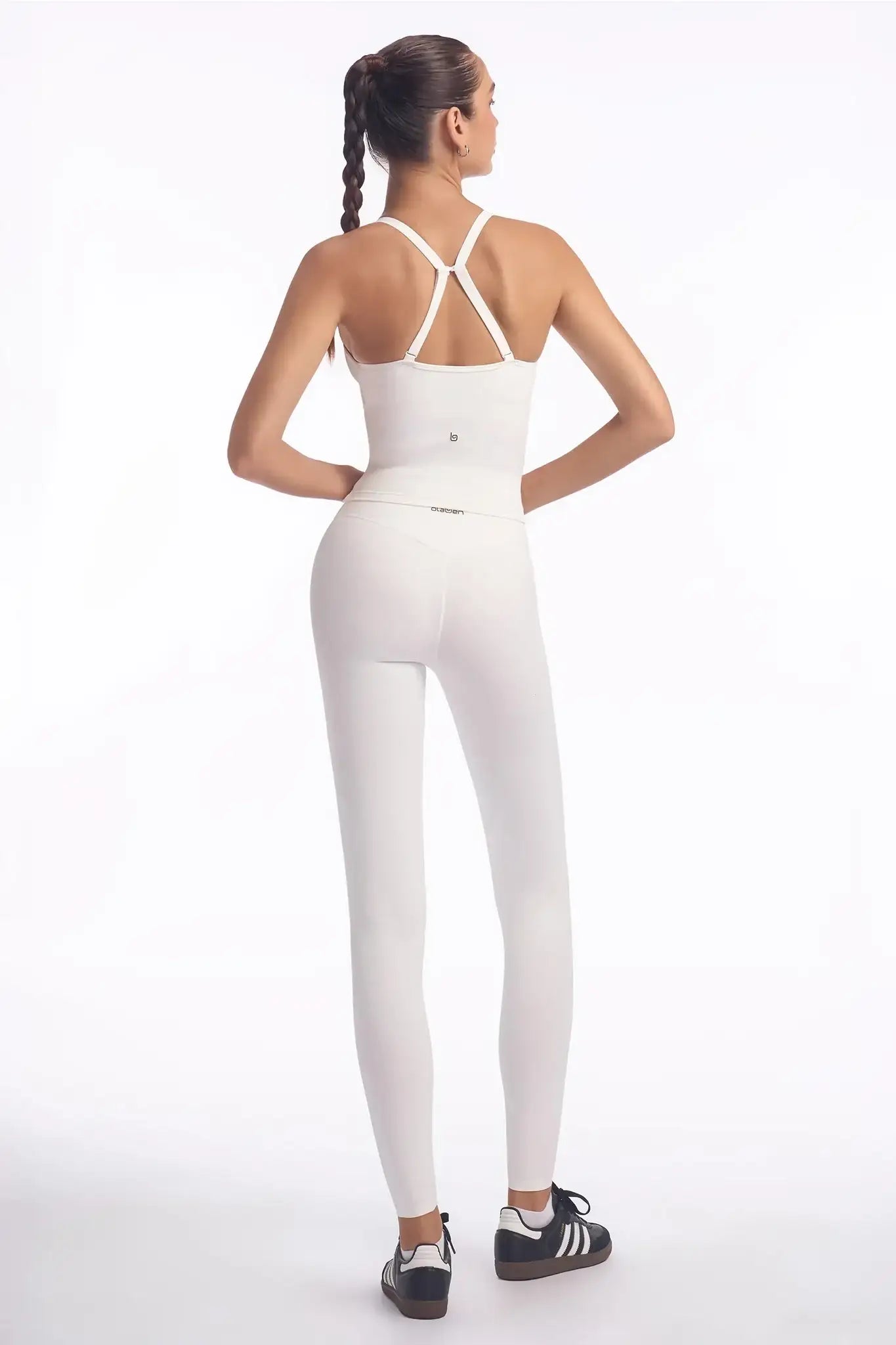 Evo Align Cross Tank - Off White - Olaben