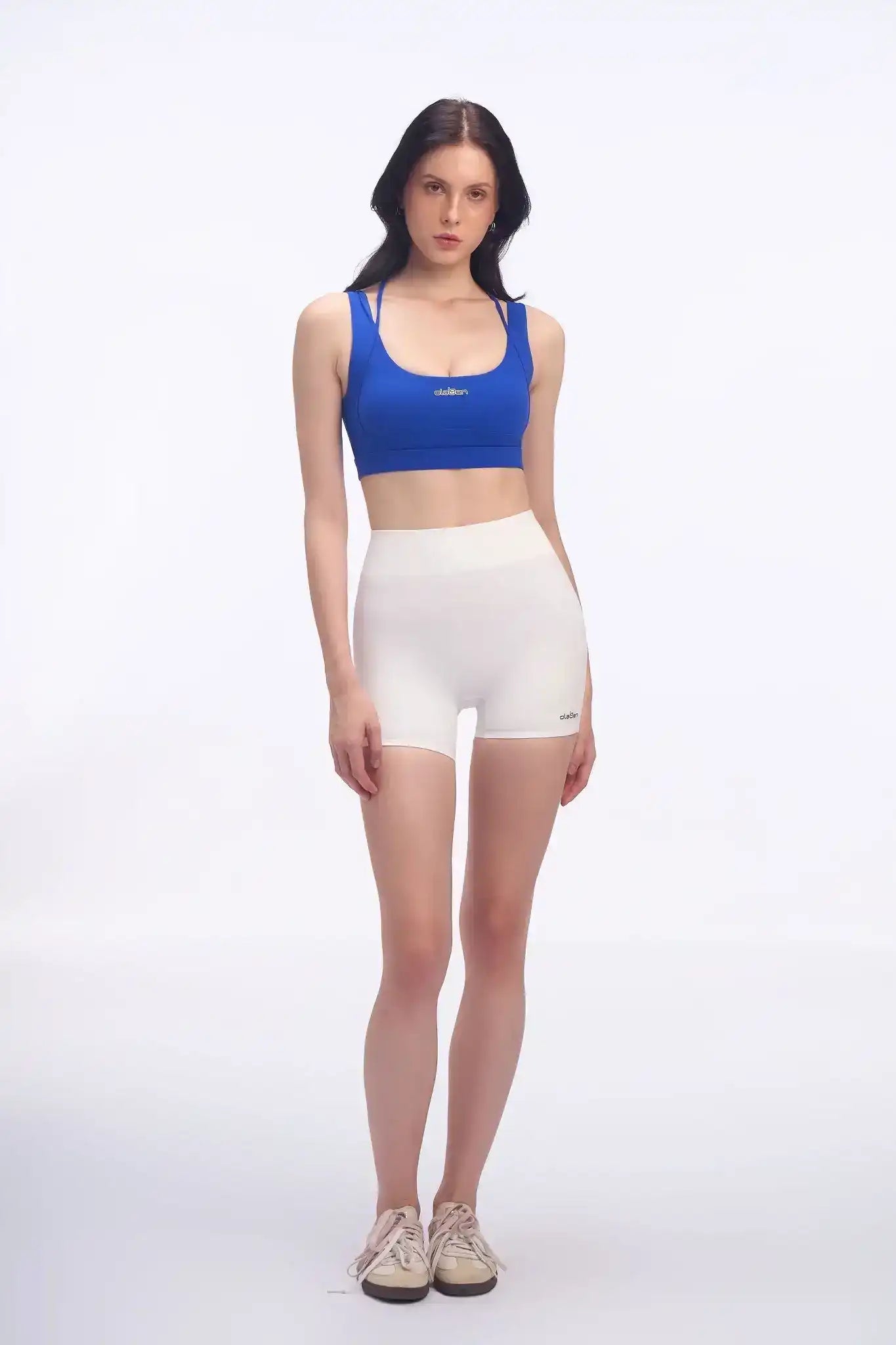 Olaben Evo Sculpt Bra in Klein Blue — Evo fabric sculpting bra, hero studio shot