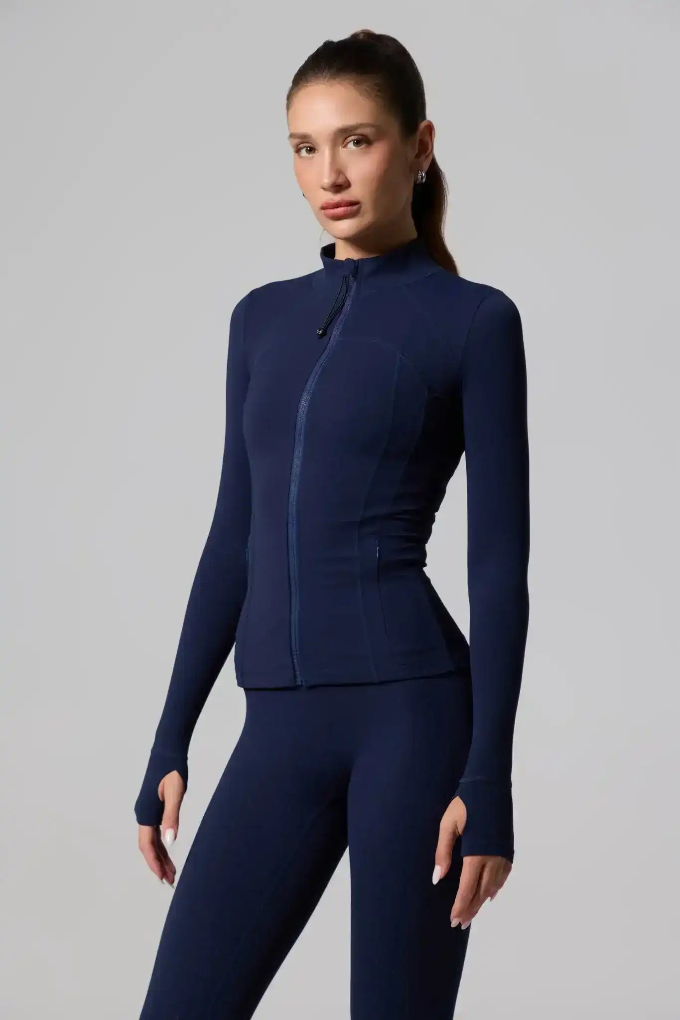 Evo Tight Fit Define Jacket - Navy - Olaben