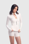 Evo Tight Fit Define Jacket - Off White - Olaben - Womens Jacket