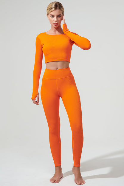 Fendy women's tangerine orange bra, stylish and comfortable lingerie for a vibrant look.
