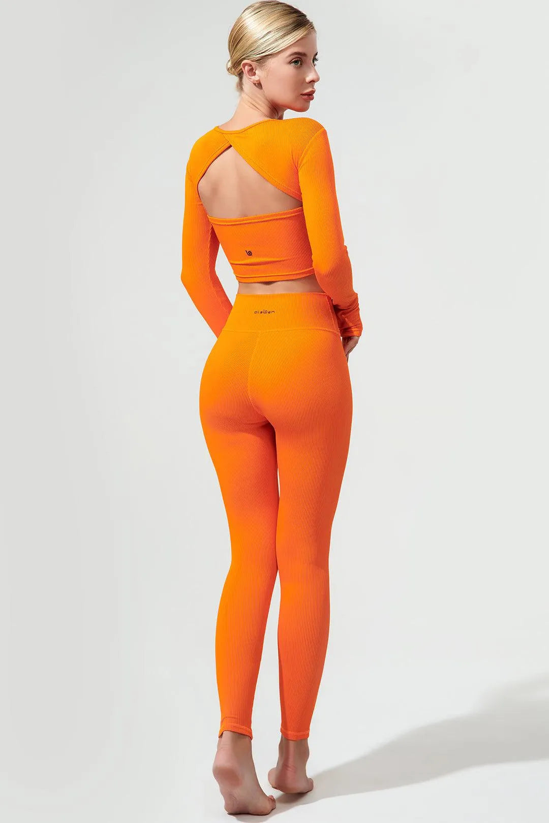 Fendy Long Sleeve Top - Tangerine - Olaben - Womens Bra