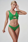 Fléuri Aris Bottom - Fern Green - Olaben - Womens Bikini