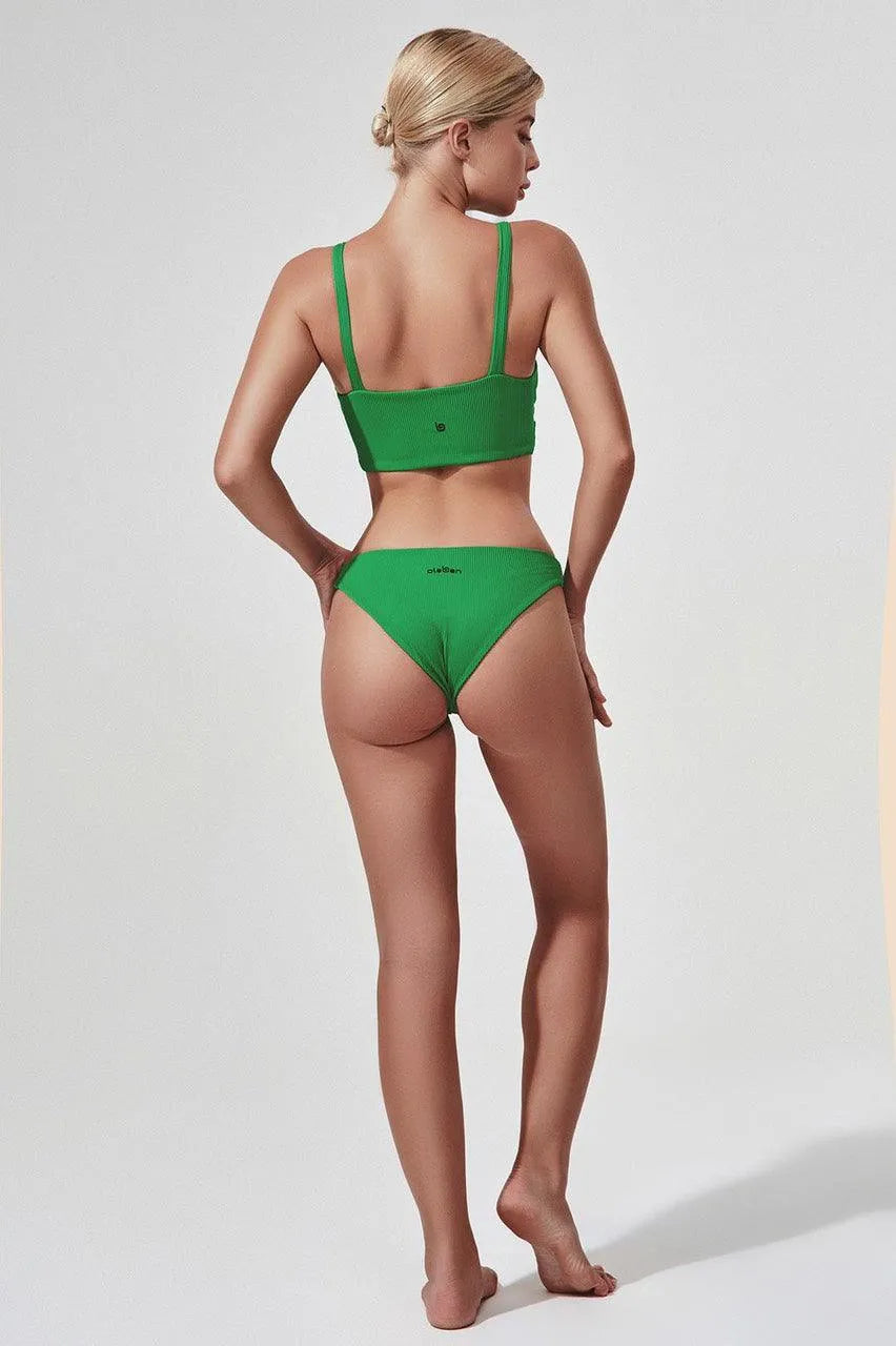 Fléuri Aris Bottom - Fern Green - Olaben - Womens Bikini