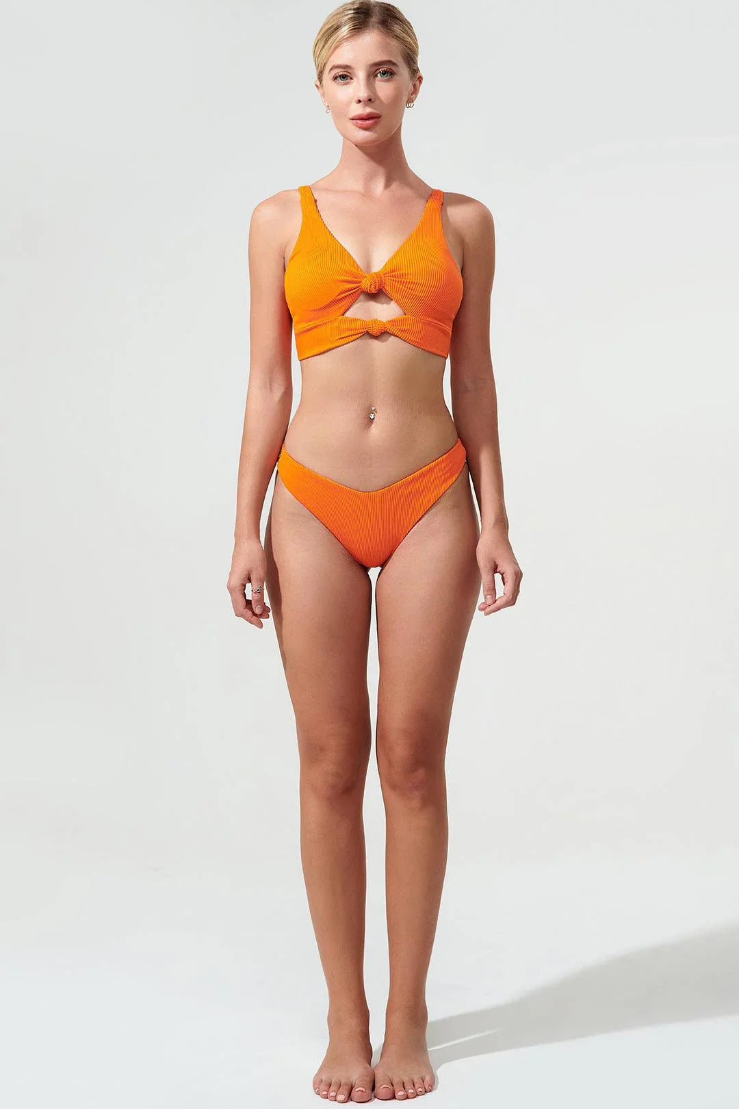 Fléuri Aris Bottom - Tangerine - Olaben - Womens Bikini