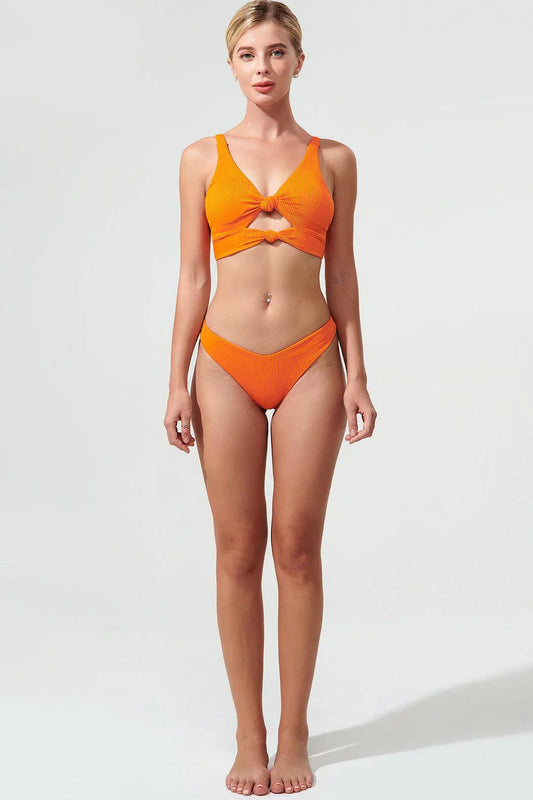 Fléuri Aris Bottom - Tangerine - Olaben - Womens Bikini