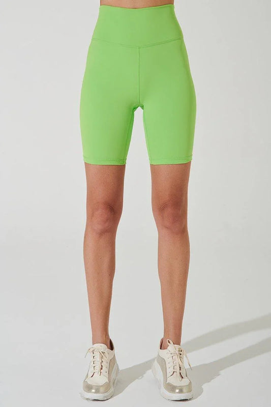 F'Onte Bikershort - Floures Green - Olaben - Womens Shorts