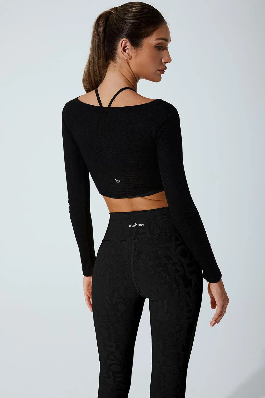 Helen Long Sleeve Drawstring - Black - Olaben - Womens Long Sleeve