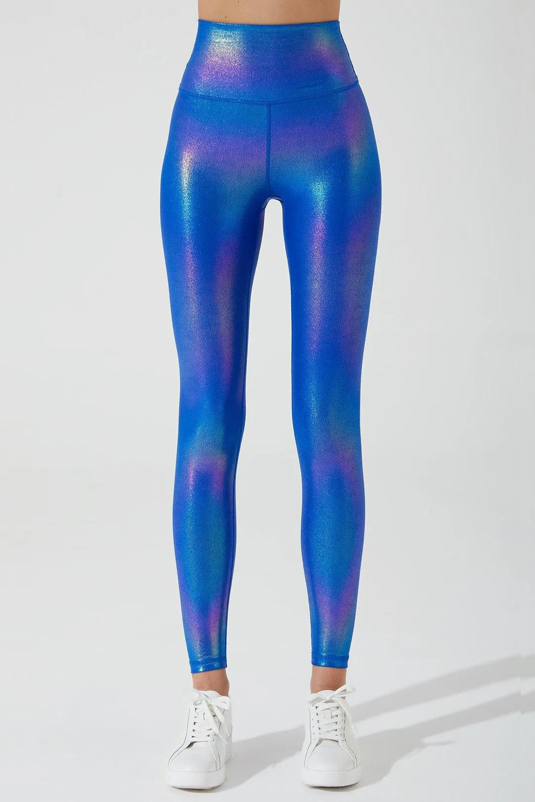 Iridescent Legging - Magnetic Blue - Olaben - Womens Leggings