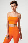 Jadeite Spaghetti Strap - Tangerine - Olaben - Womens Bra