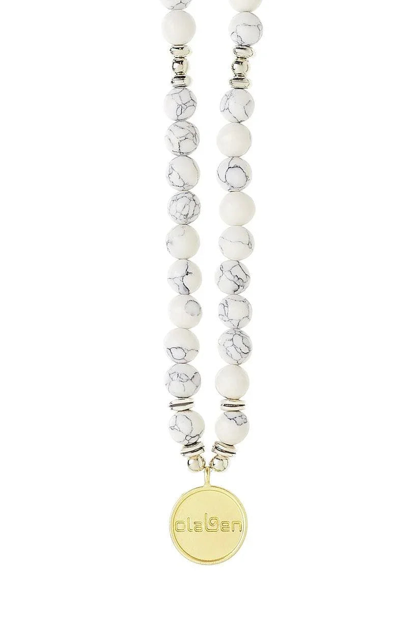 Kavyx Mala Necklace - White - Olaben - Jewelry