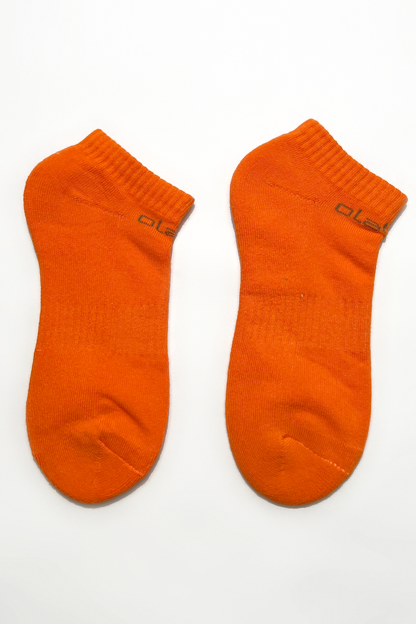 Colorful fall fantasy socks with a short kissy design in vibrant orange - OW-0152-USO-OR_2.png
