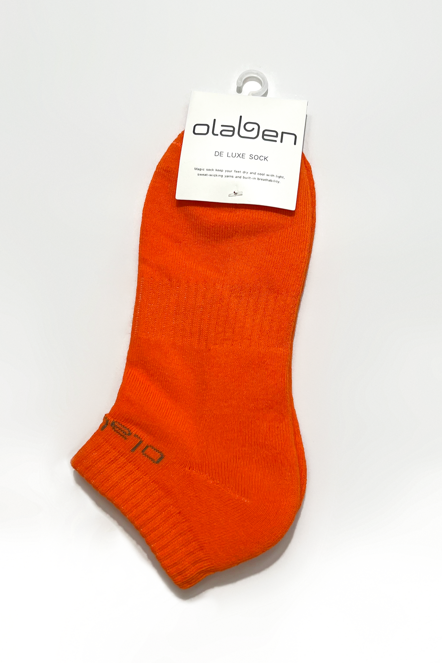 Colorful fall fantasy socks with a short kissy design in vibrant orange - OW-0152-USO-OR_3.png.