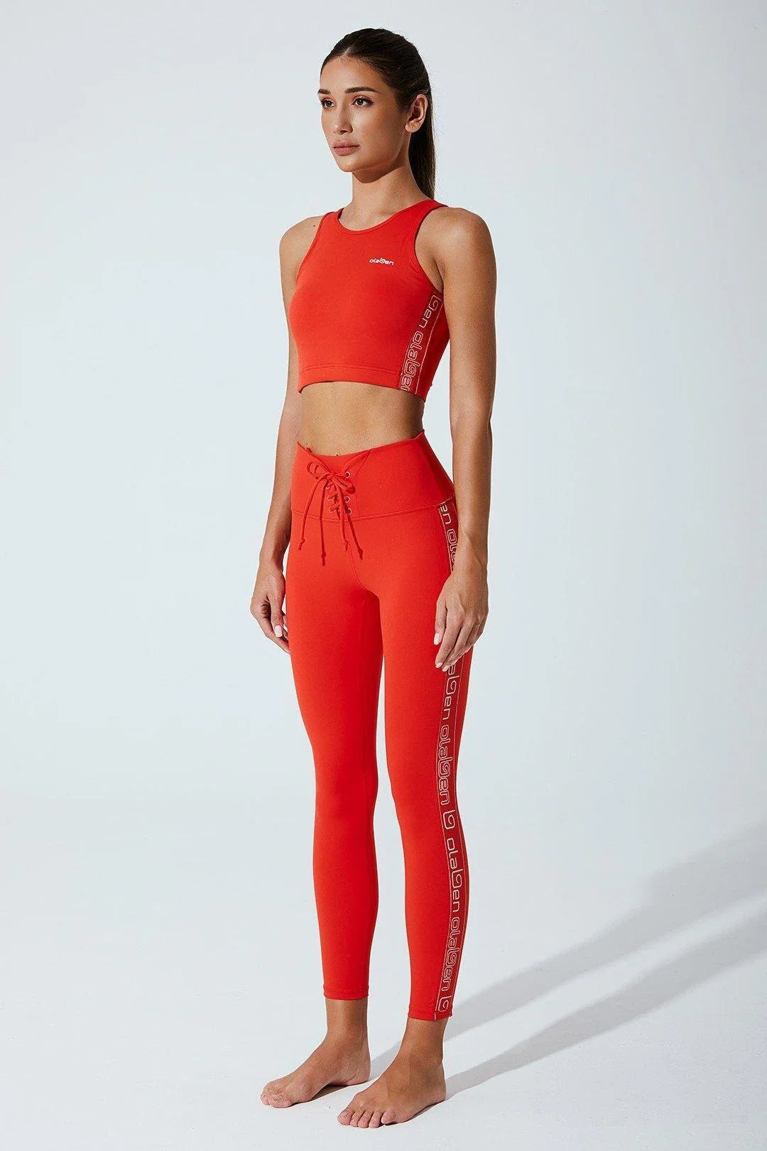 Koxi Tennis Top - Venetian Red - Olaben - Womens Short Sleeve