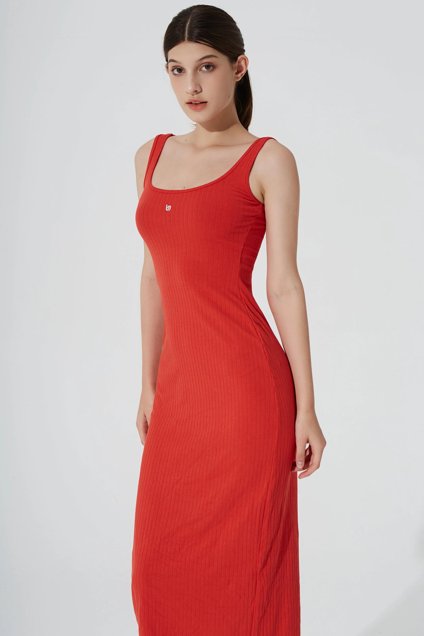 Kyan Midi Dress - Scarlet - Olaben - Womens Dress