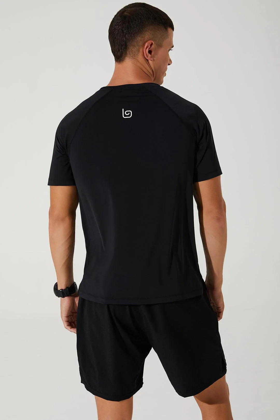 Leocade Crew Neck Tee - Black - Olaben - Mens Short Sleeve
