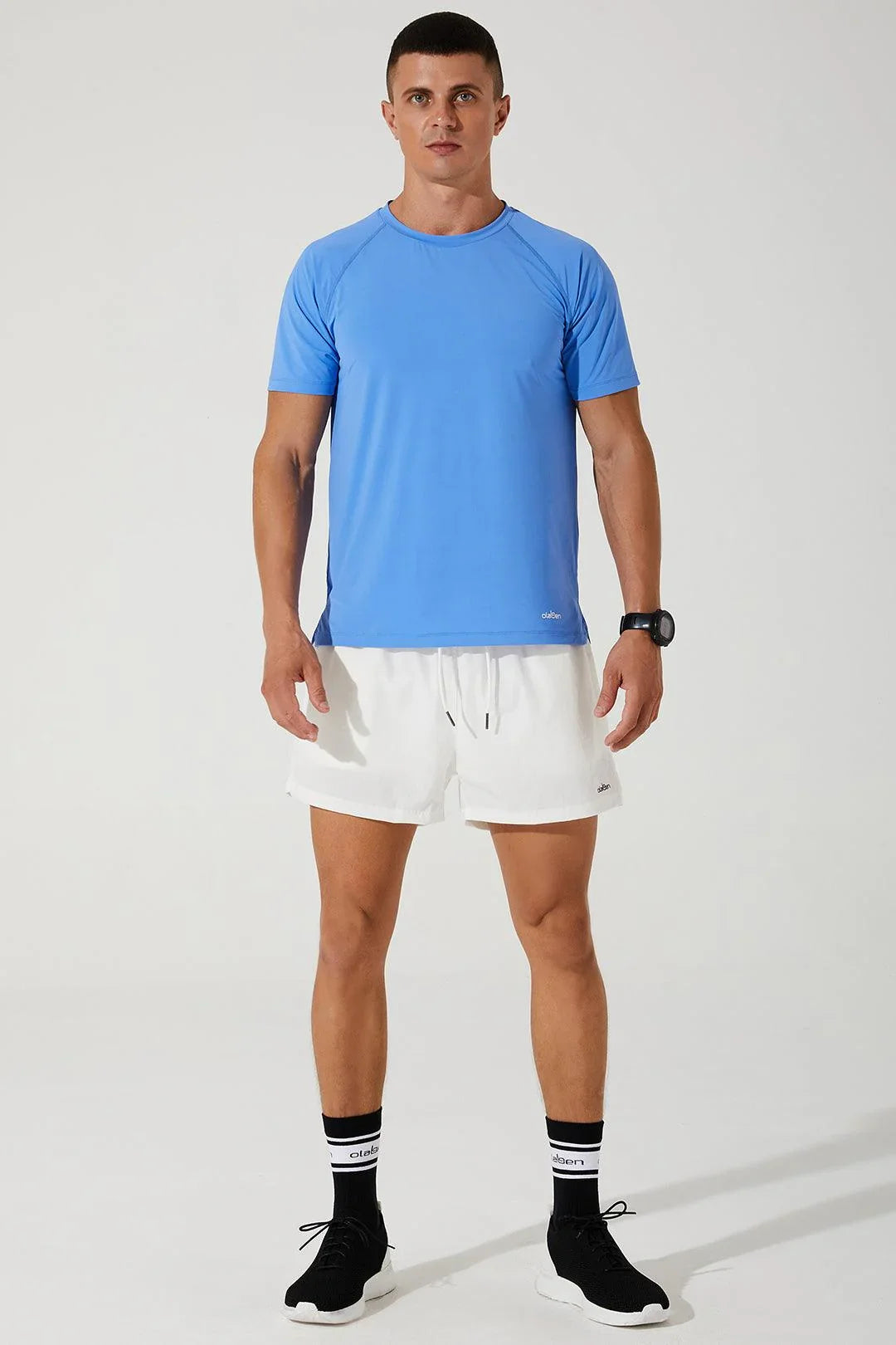 Leocade Crew Neck Tee - Skymond - Olaben - Mens Short Sleeve