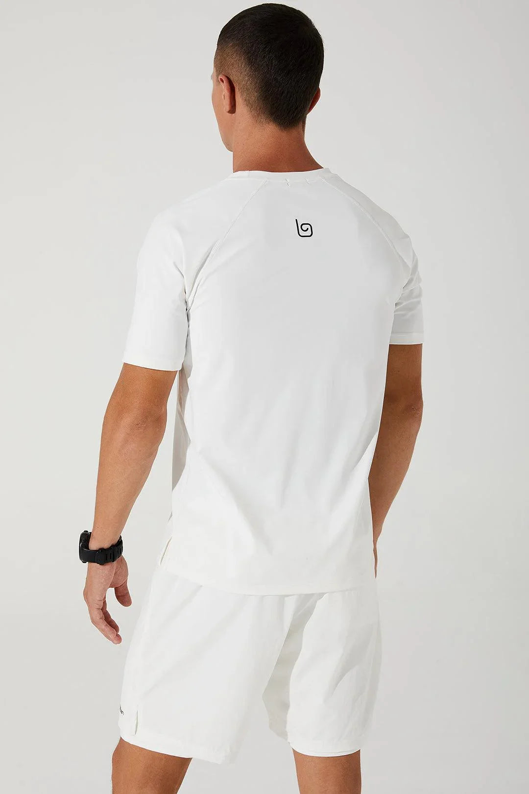 Leocade Crew Neck Tee - White - Olaben - Mens Short Sleeve