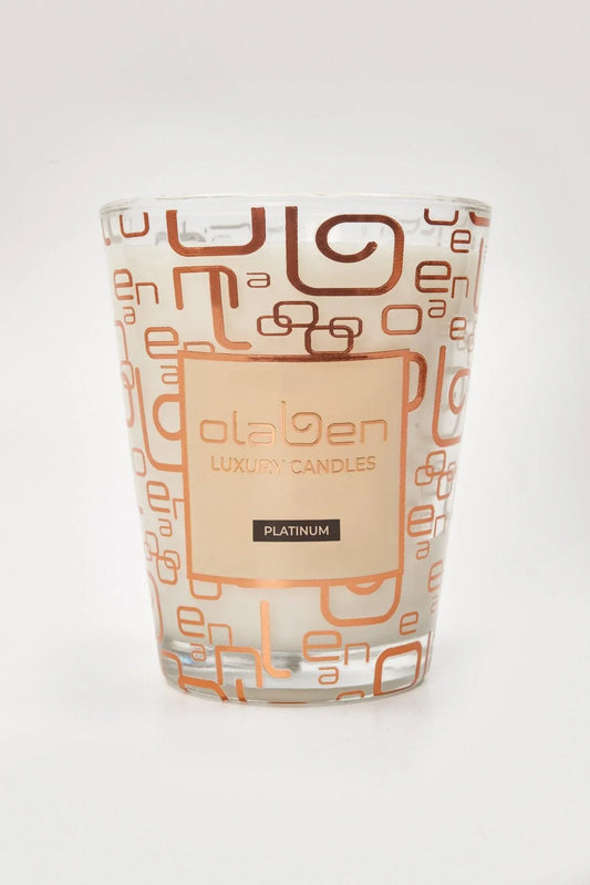 Luxury Platinum Candle Jasmine & Lily - Gold - Olaben - Equipment