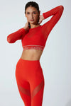 Luziana B'Mesh Top - Red - Olaben - Womens Bra