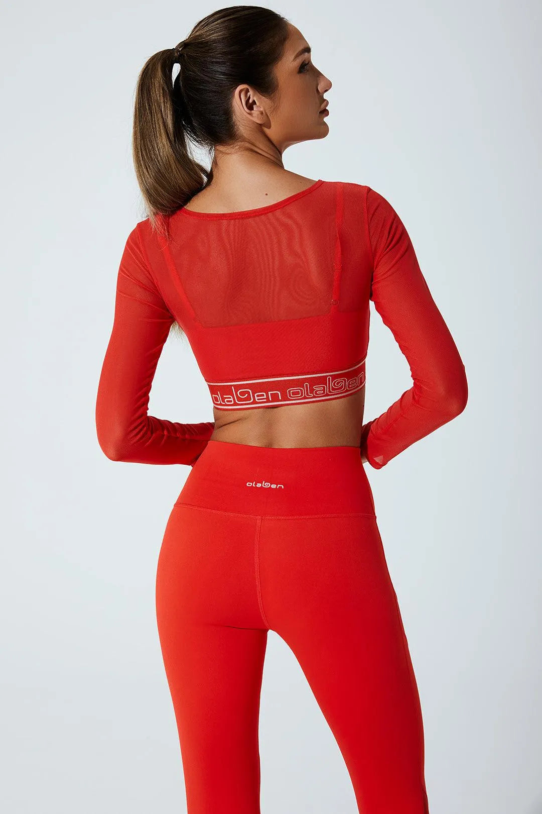 Luziana B'Mesh Top - Red - Olaben - Womens Bra