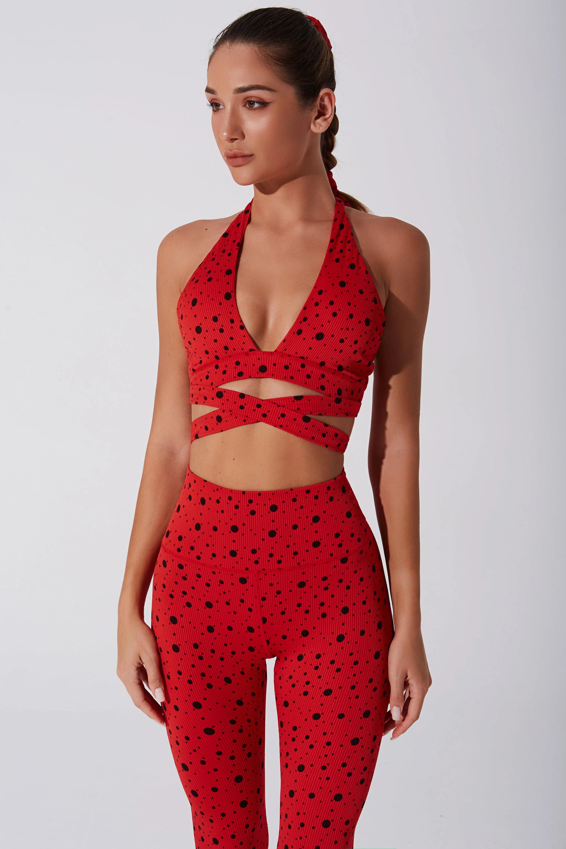 Meline Polka Dot Bra - Savvy Red - Olaben - Womens Bra