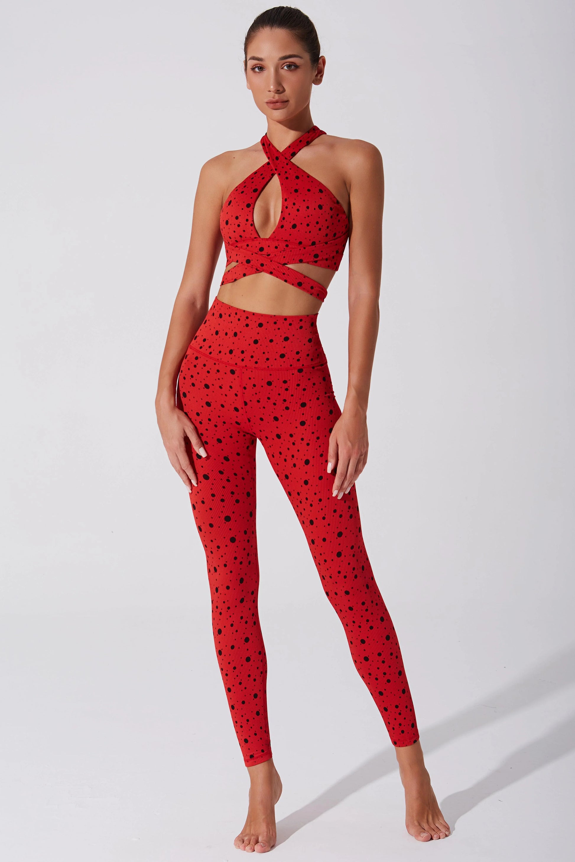 Meline Polka Dot Bra - Savvy Red - Olaben - Womens Bra
