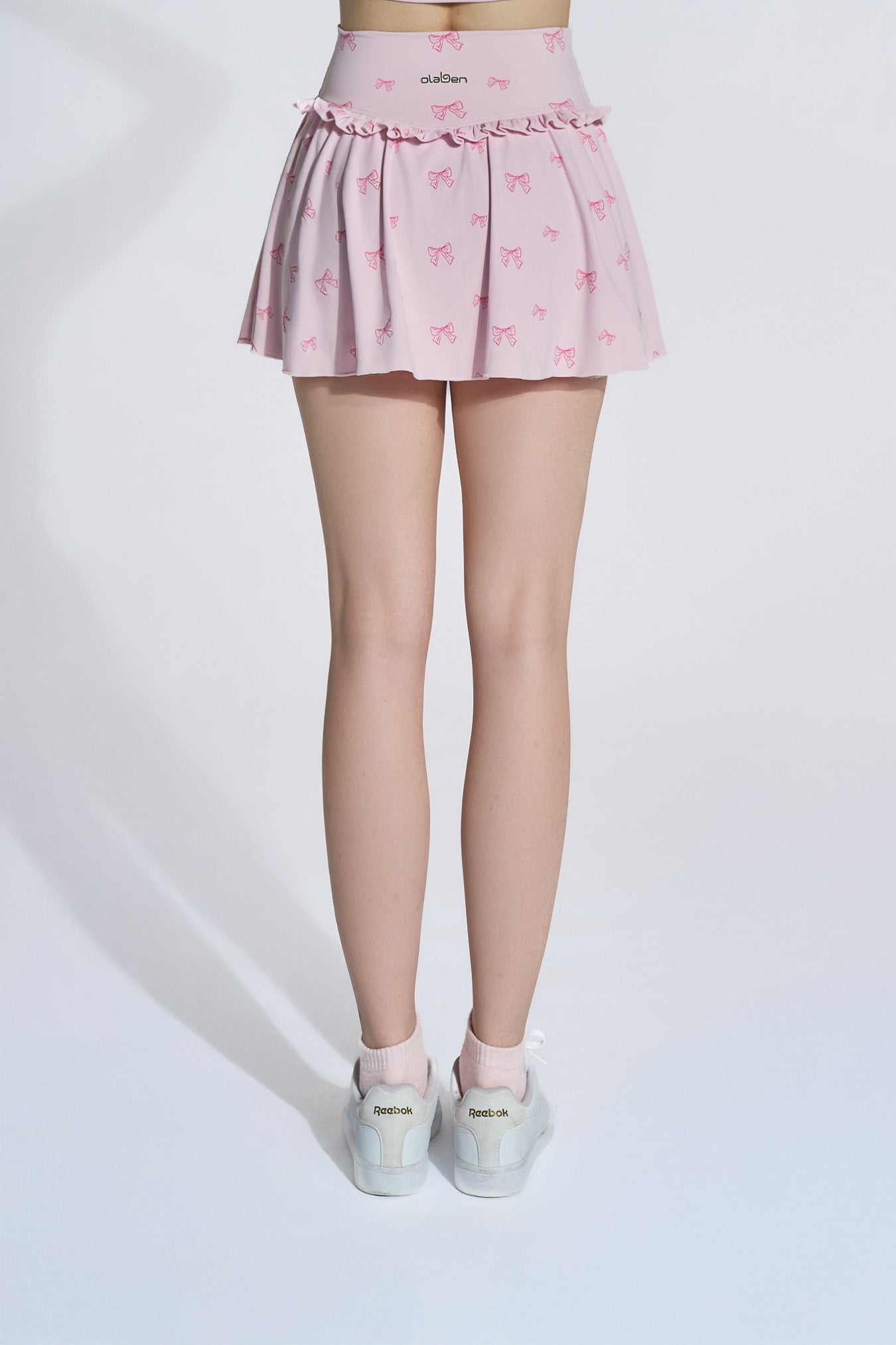 Nina Coquette Skirt - Pink Bow - Olaben - Womens Skirt