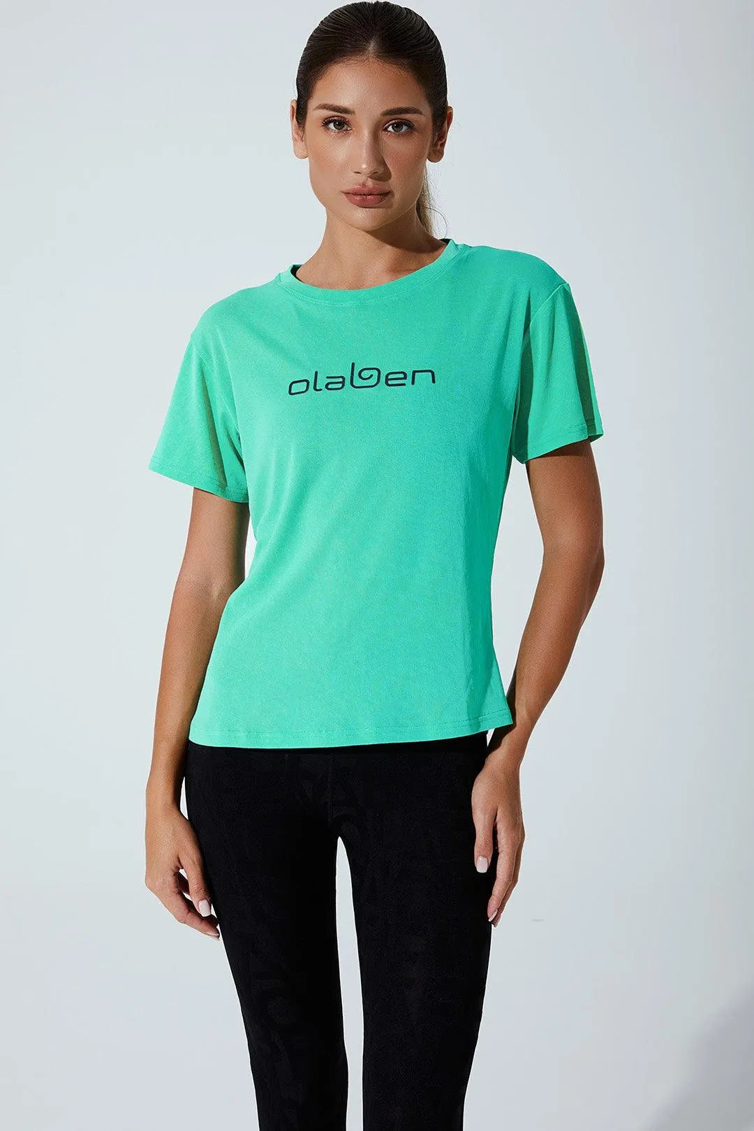 Olaben Athletic Tee - Downy Green - Olaben - Womens Short Sleeve