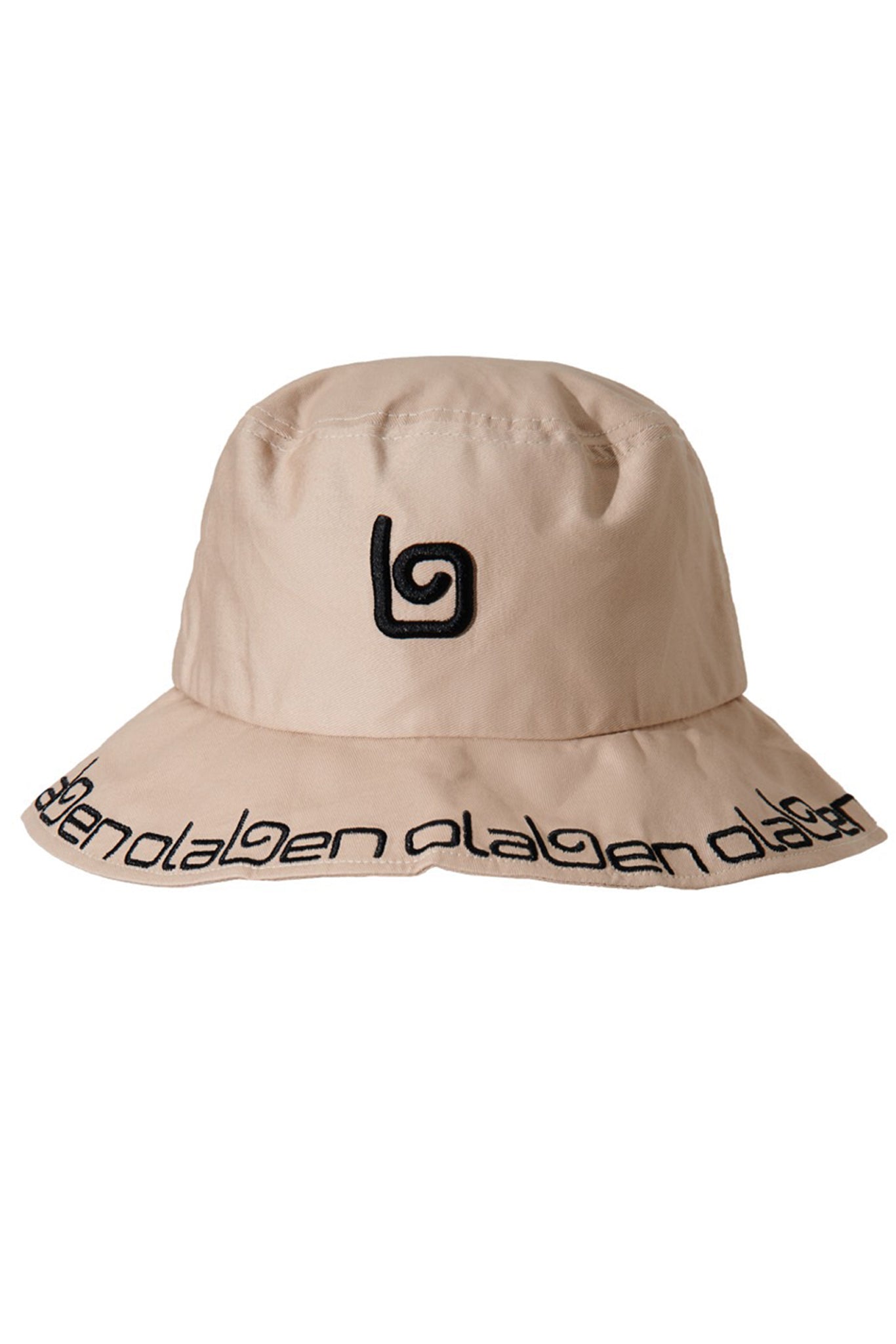 Beige bucket hat headwear with the brand name 'olaben' - OW-0153-UHW-BG - image 4.