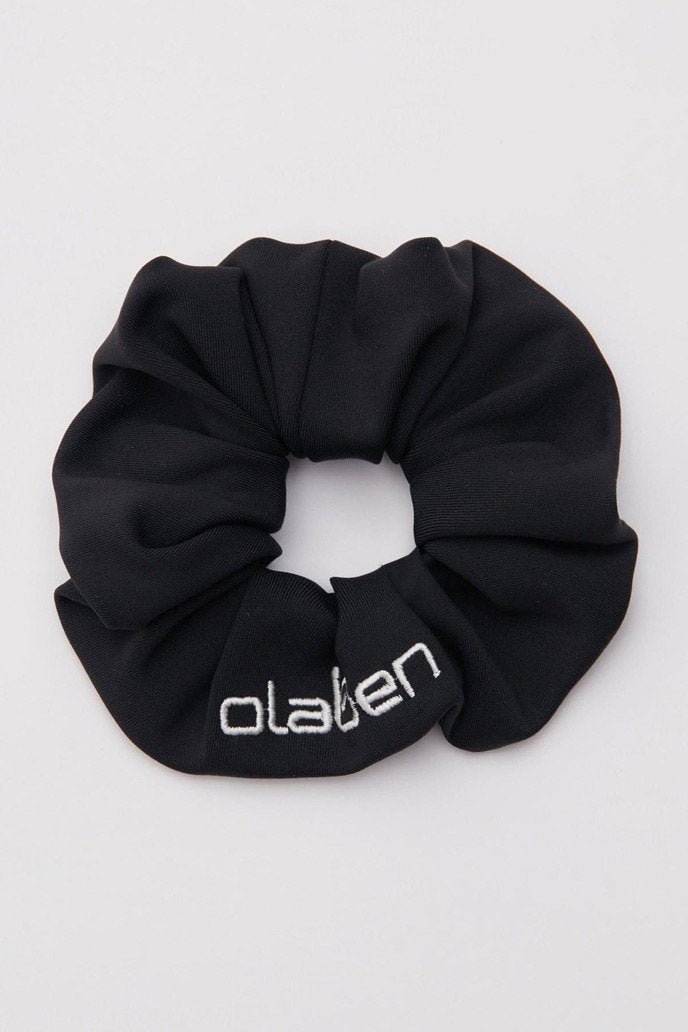 Black scrunchie headwear for women - stylish accessory for any outfit - OW-0161-UHW-BK.