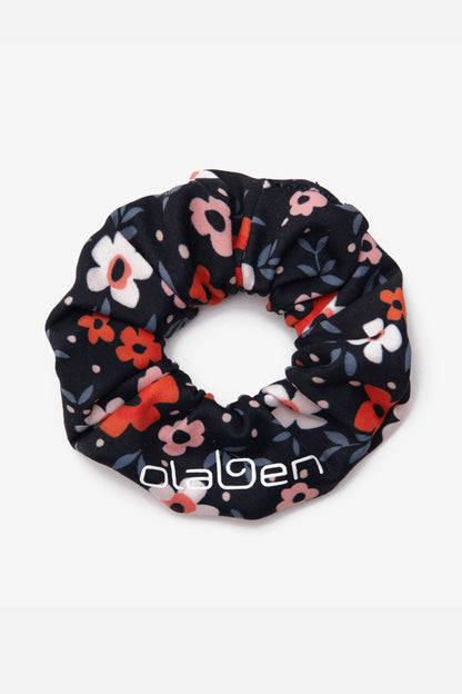 Vibrant orange Maja scrunchie headwear, perfect for adding a pop of color to your style.