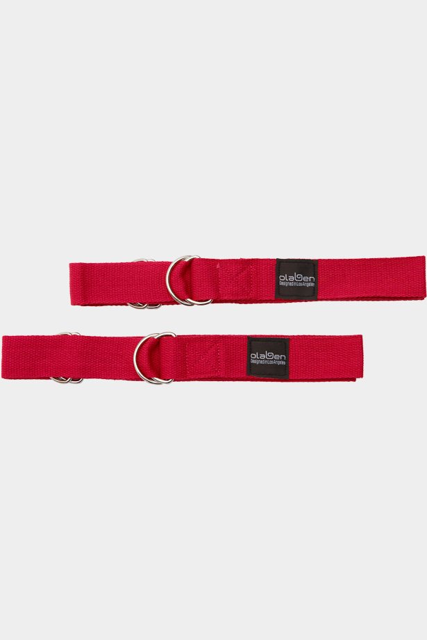 Red yoga strap equipment for stretching and flexibility - OW-0157-UEQ-RD_5.jpg